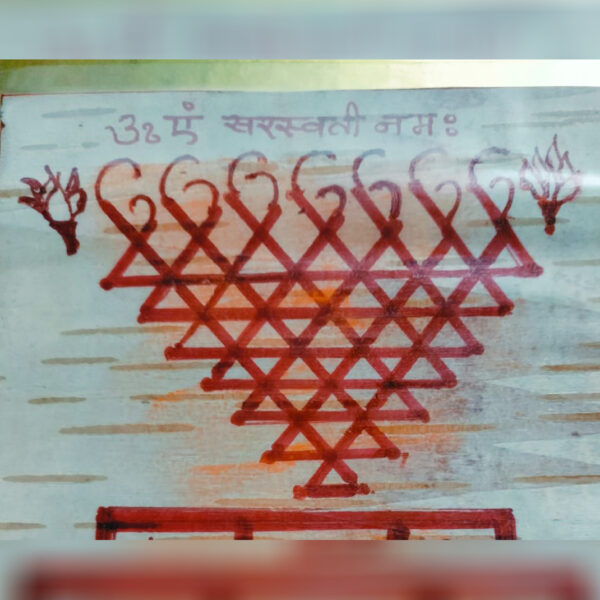 Sidh abhimantrit sarswati yantra