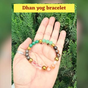 Dhan Yog Bracelet with Resin Selenite raw Plate